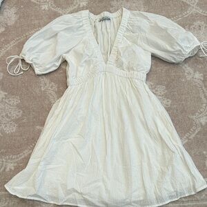 Abercrombie & Fitch White Cotton Dress XS